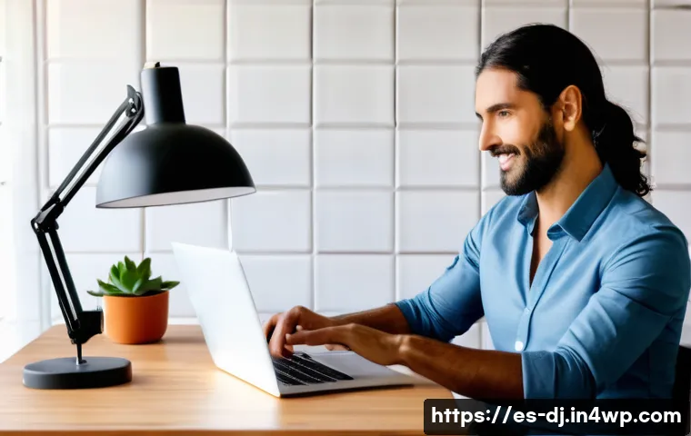 솔로프레너에게 필요한 멘토의 역할 - A professional Spanish solopreneur in a modern home office setting, engaging in a virtual mentoring ...