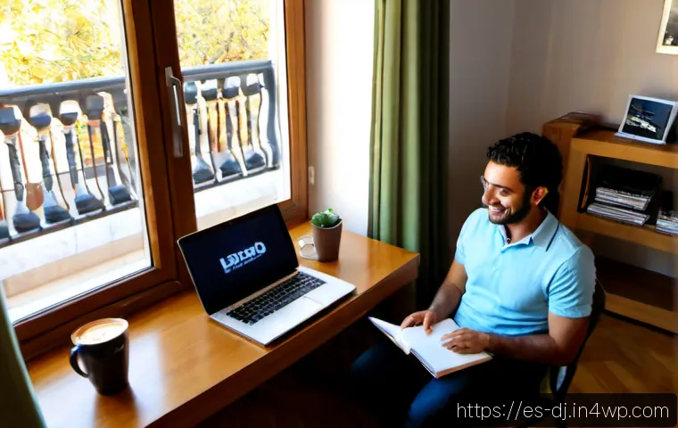 Home 17 솔로프레너 네트워크와 고객 가치 창출 - Photorealistic home office in Madrid, a Spanish-speaking solopreneur in smart casual clothing collab...